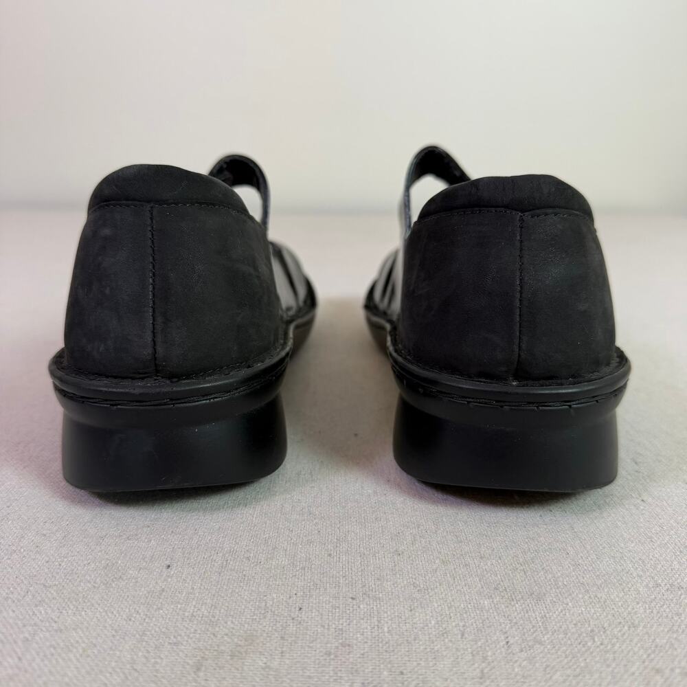 Naot Rhythm Mary Janes Women's EU 42 US 11 Black Leather Comfort Lagenlook Hygge - Picture 6 of 15